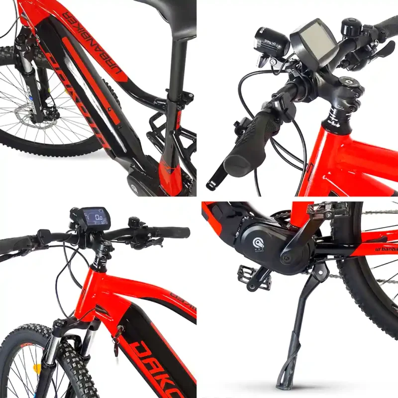 Elektrische mountainbike met middenmotor